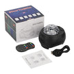 Star Ocean Wave Projector - Galaxy Night Light with Bluetooth Speaker