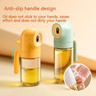 Glass Spray Oil Bottle - Anti-Leakage Press Spray for Air Fryer Cooking Kitchen