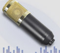 Condenser Microphone with V8 Sound Card - Mobile Recording Kit