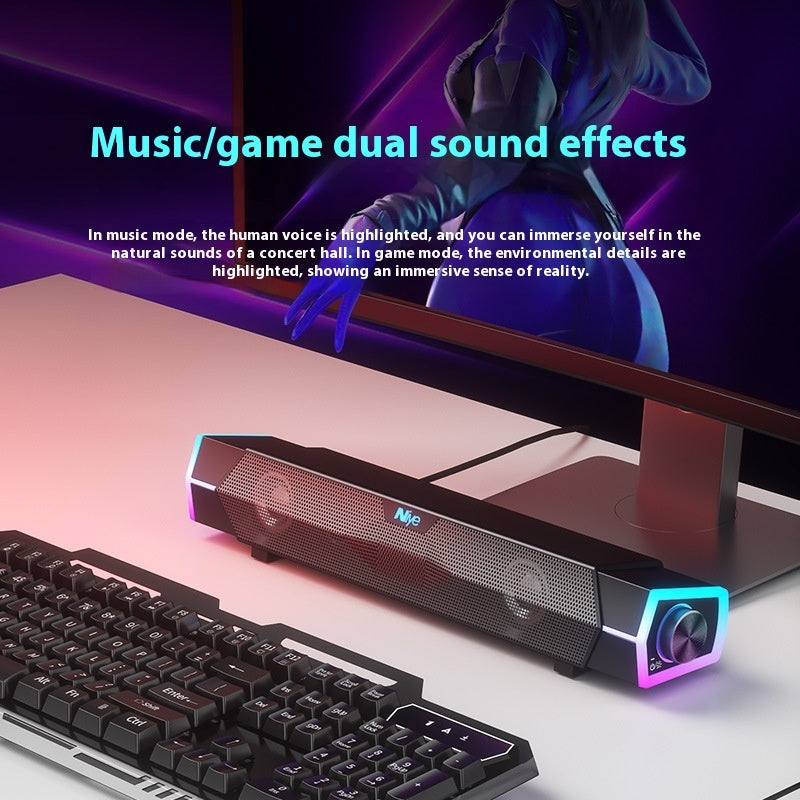 Computer Speakers - Bluetooth Dual Speaker Surround Sound System