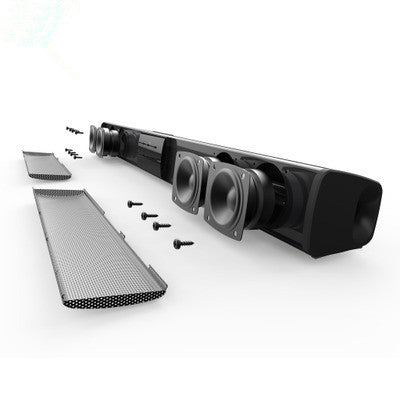TV Soundbar Speaker - 20W Bluetooth Wireless Sound System with Subwoofer
