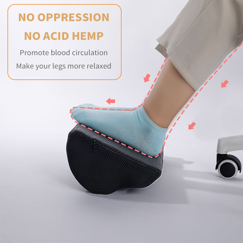Ergonomic Foot Rest - Cloud-Shaped Under Desk Footrest Cushion