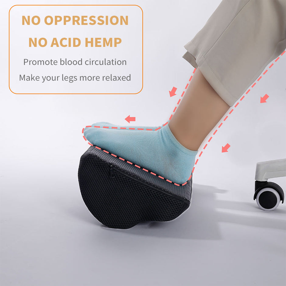 Ergonomic Foot Rest - Cloud-Shaped Under Desk Footrest Cushion
