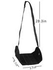 Under Desk Foot Hammock - Portable Footrest for Office & Travel