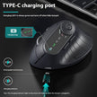 Ergonomic Vertical Mouse - Wireless Bluetooth Rechargeable