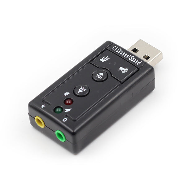 USB 7.1 Sound Card - External Audio Adapter for PC & Laptop
