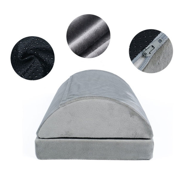 Semi-Cylindrical Foot Rest - Office Ergonomic Support Cushion