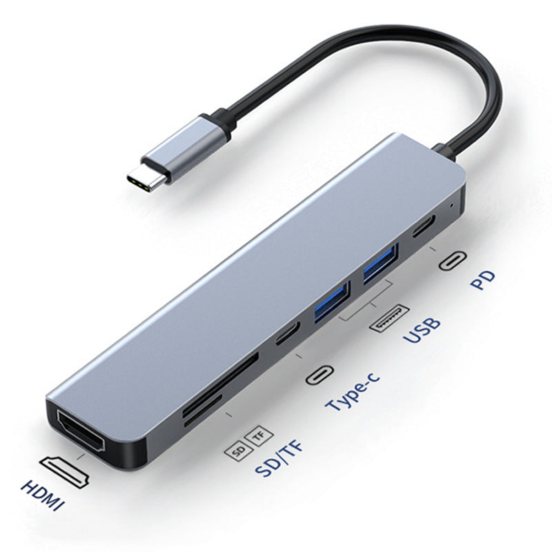USB-C Docking Station - Multi-Port Hub Adapter for Laptop
