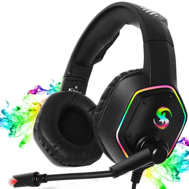 Pro Gaming Headset 7.1 Surround Sound - RGB LED Multi-Platform