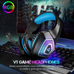 RGB Gaming Headset - 50mm Drivers with Noise Canceling Mic
