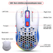 RGB Gaming Mouse - Lightweight Hollow Design Wired E-Sports Mouse with Macro Programming