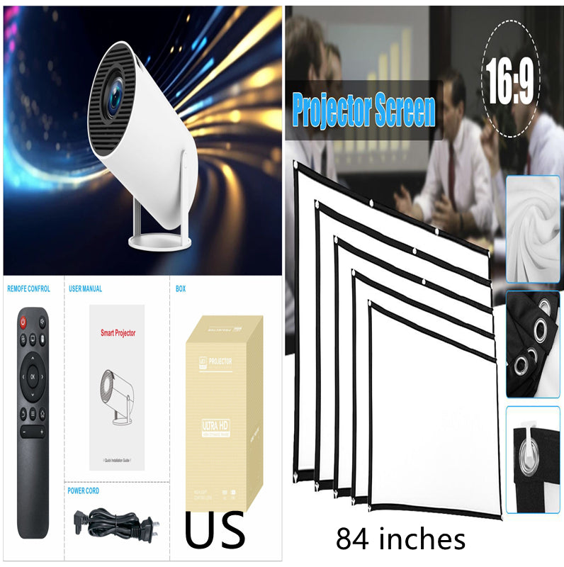 HY300 Pro Projector - Portable Home Theater Entertainment System