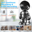 Smart Robot Camera 3MP WiFi - AI Auto-Tracking Security Camera | 350° Pan Baby Monitor