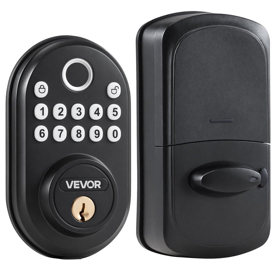 Fingerprint Door Lock Keyless Entry Door Lock Password And Key Unlock