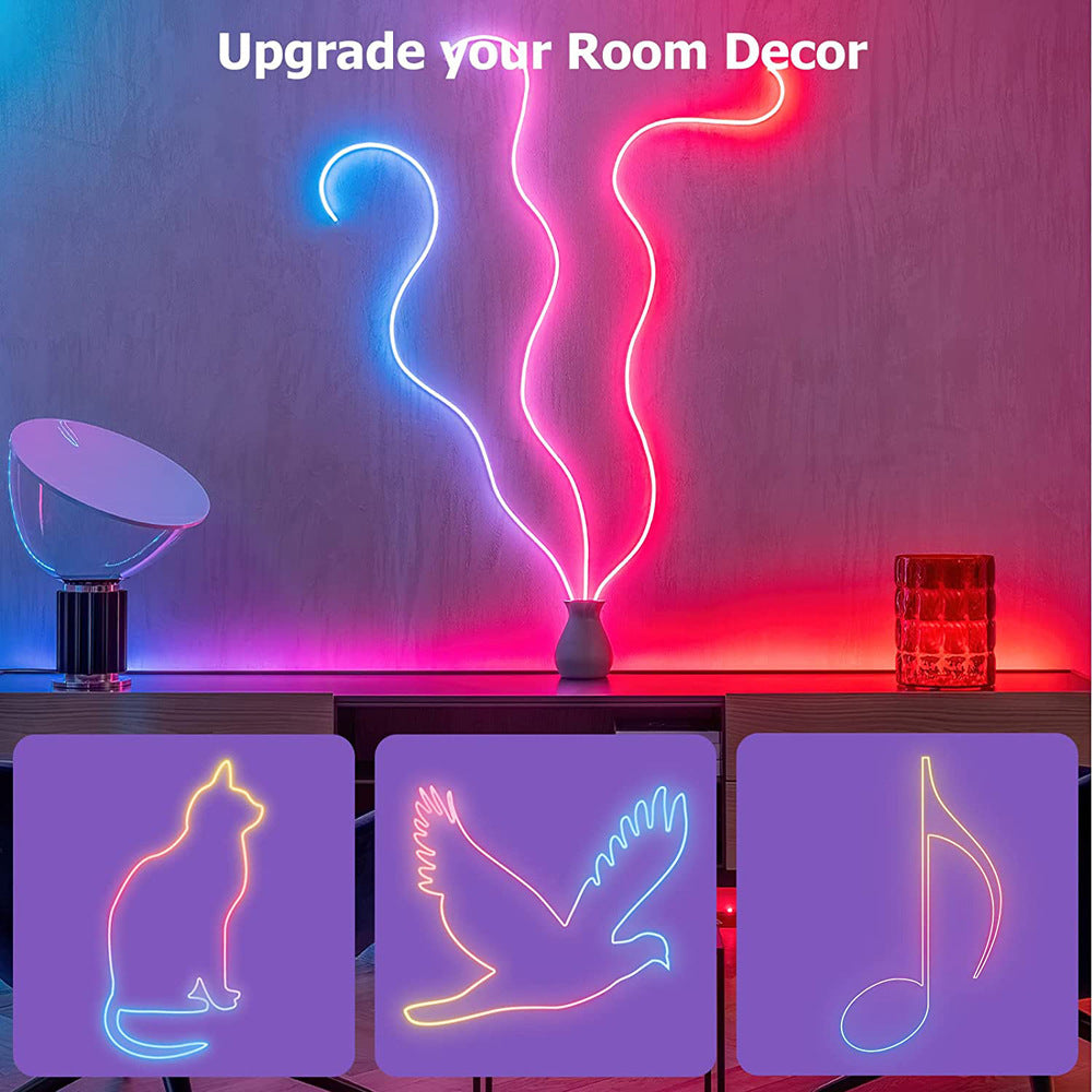 Smart LED Neon Strip Light - APP Control RGB Color Changing Flexible Lighting