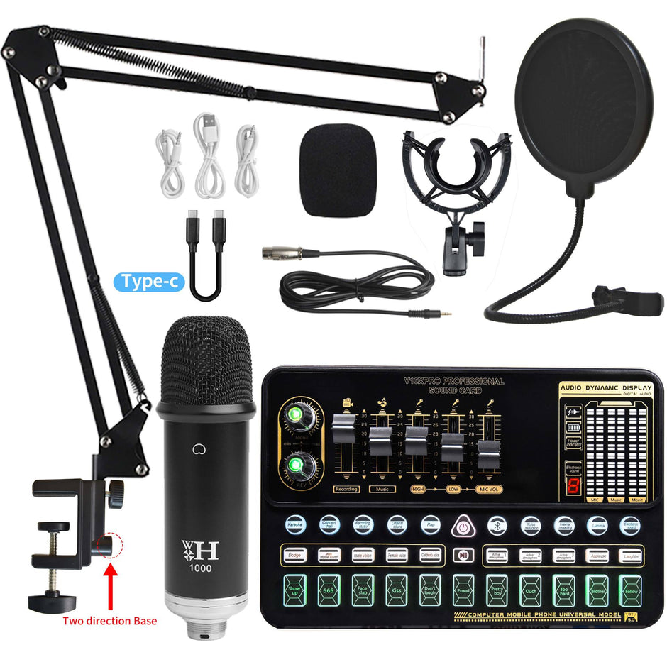 Professional Streaming Microphone Kit - Complete Broadcast Bundle