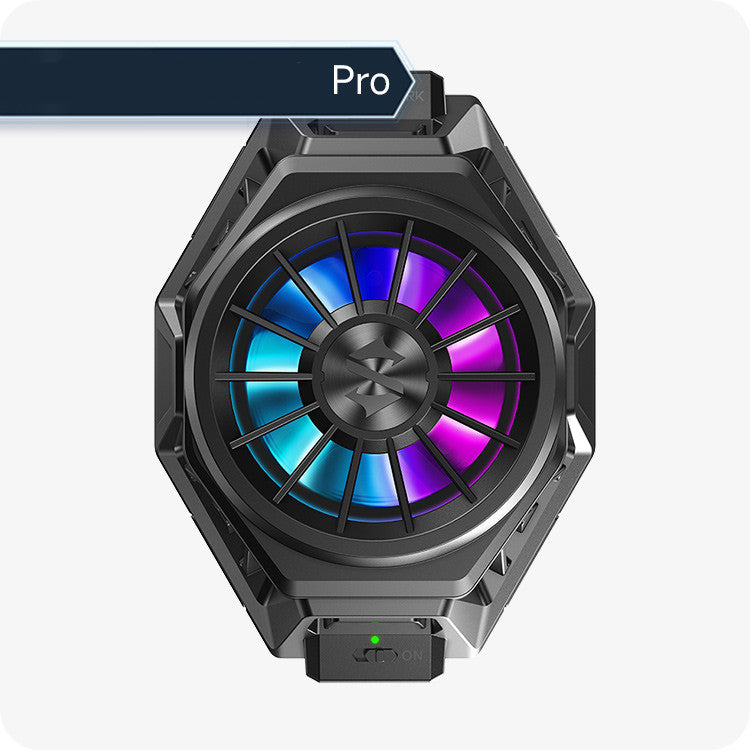 Gaming Phone Cooler - Semiconductor Cooling Fan with RGB Lights