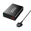 200W GaN High Power Charger - Multi-Device Fast Charging Station