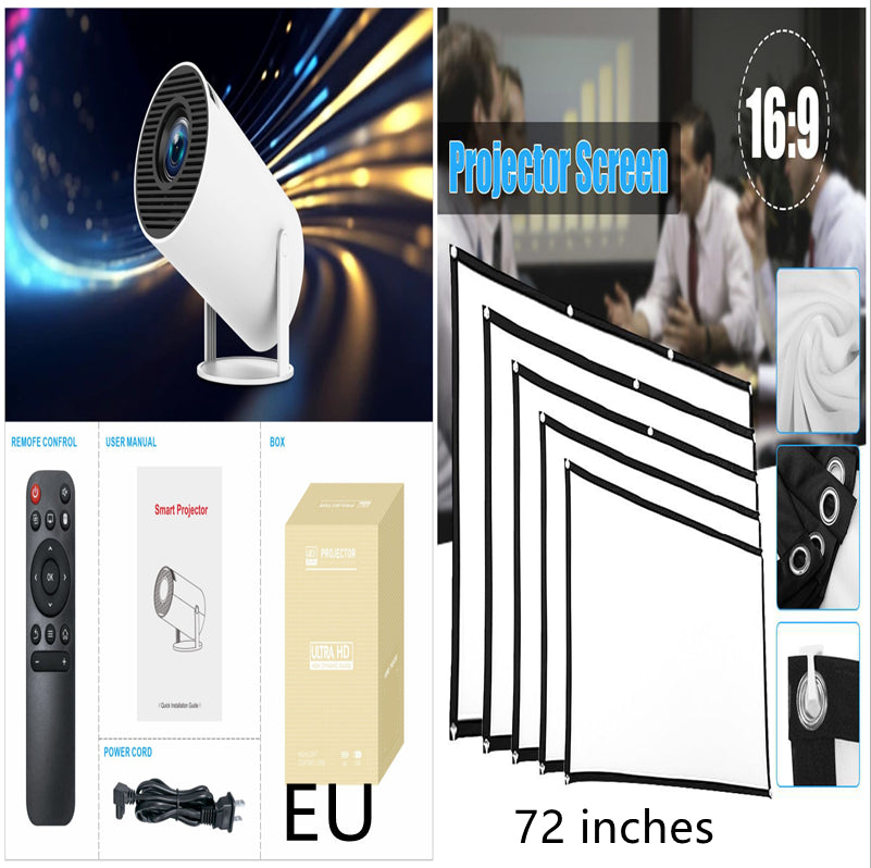HY300 Pro Projector - Portable Home Theater Entertainment System
