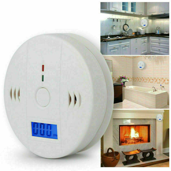 Digital LCD Carbon Monoxide Detector for home gas safety and CO monitoring