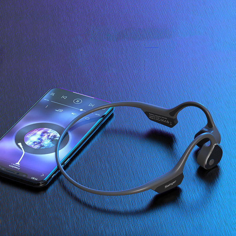 Bone Conduction Bluetooth Headset - Wireless Sports Earphones with Mic