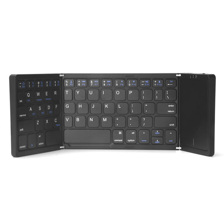 Foldable Bluetooth Keyboard with Touchpad - Portable Wireless