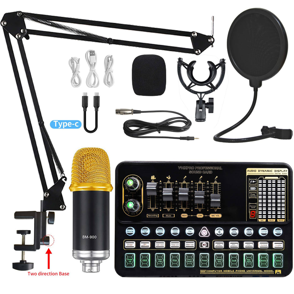 Professional Streaming Microphone Kit - Complete Broadcast Bundle
