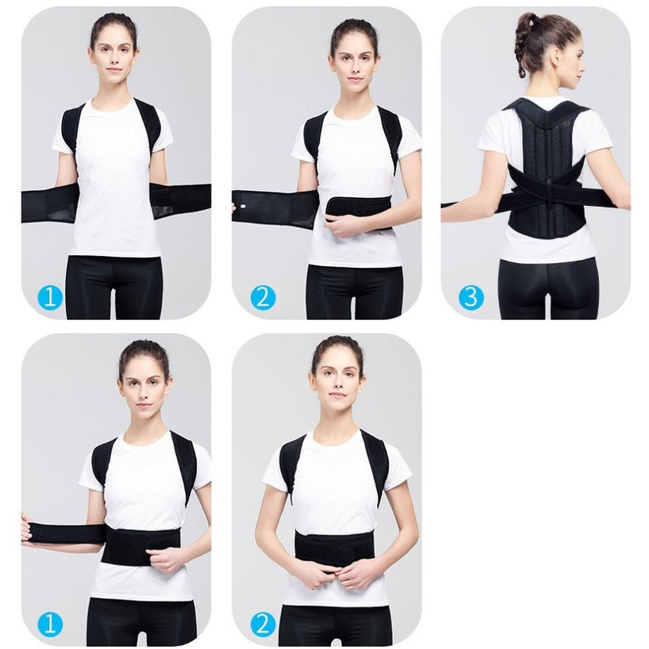 Spine Posture Corrector Brace - Back Support Belt for Men & Women