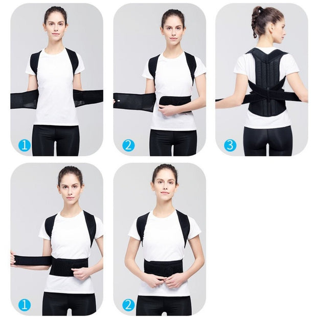 Spine Posture Corrector Brace - Back Support Belt for Men & Women