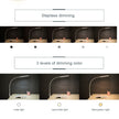 LED Clip Desk Lamp - Flexible Long Arm Reading Light with Touch Control