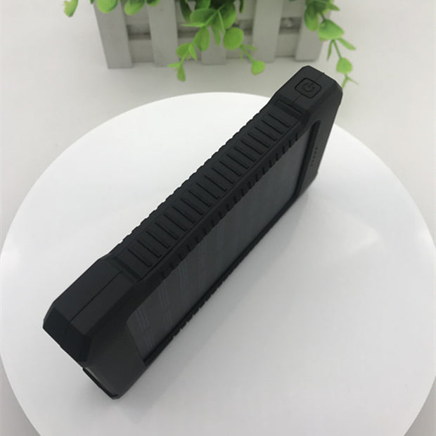 Solar Power Bank 8000mAh - Waterproof Outdoor Portable Charger