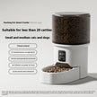 Smart Automatic Pet Feeder 4L - WiFi App Control Cat Food Dispenser with Camera