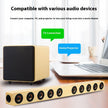 Active Subwoofer - 50W Wall-Mounted 6-Inch Home Theater Bass Speaker