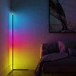 Modern LED Floor Lamp - Minimalist Linear Design for Living Room & Bedroom