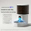 Smart Automatic Pet Feeder 4L - WiFi App Control Cat Food Dispenser with Camera