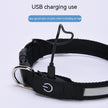 LED Dog Collar USB Rechargeable - Waterproof Light Up Safety Collar with 3 Glow Modes