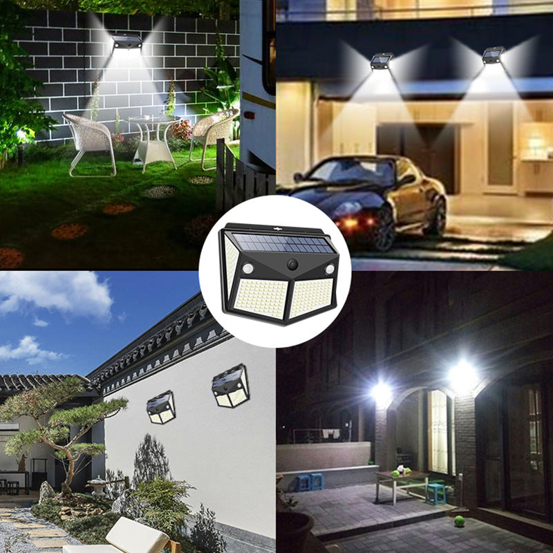 Solar LED Garden Light - Dual Sensor Motion Activated Outdoor Lighting