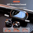 Ear Clip Bone Conduction Headphones - Bluetooth 5.2 Open-Ear Wireless