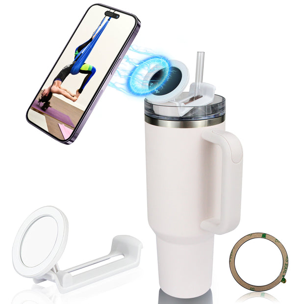Magnetic Phone Holder for Water Bottle - Universal Cup Mount