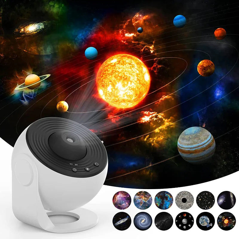 12-in-1 Planetarium Projector - Galaxy Star Night Light for Kids
