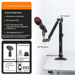 Heavy-Duty Microphone Boom Arm - Professional Suspension Stand