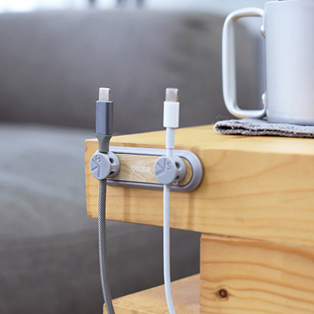 Magnetic Cable Organizer - Desktop Cable Management Clips Set