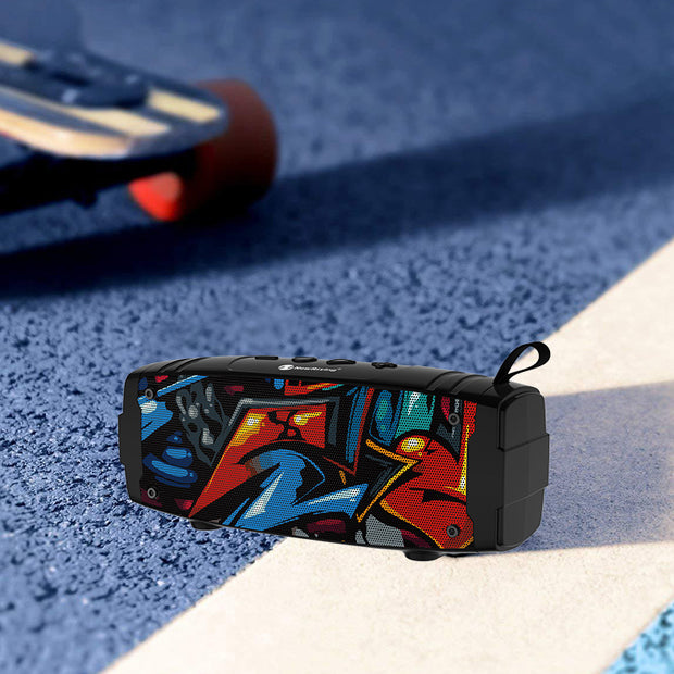 Portable Bluetooth Speaker - Dual Stereo Sound for Music & Calls