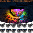 Solar Fence Lights 6-Pack - Waterproof LED Deck Step Lights | IP65 Outdoor Post Wall Lighting