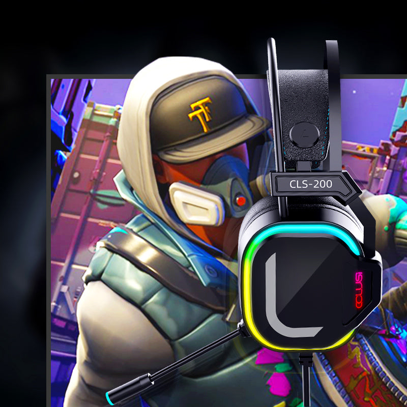 Gaming Headset 7.1 Surround Sound - USB Wired with RGB LED & Mic