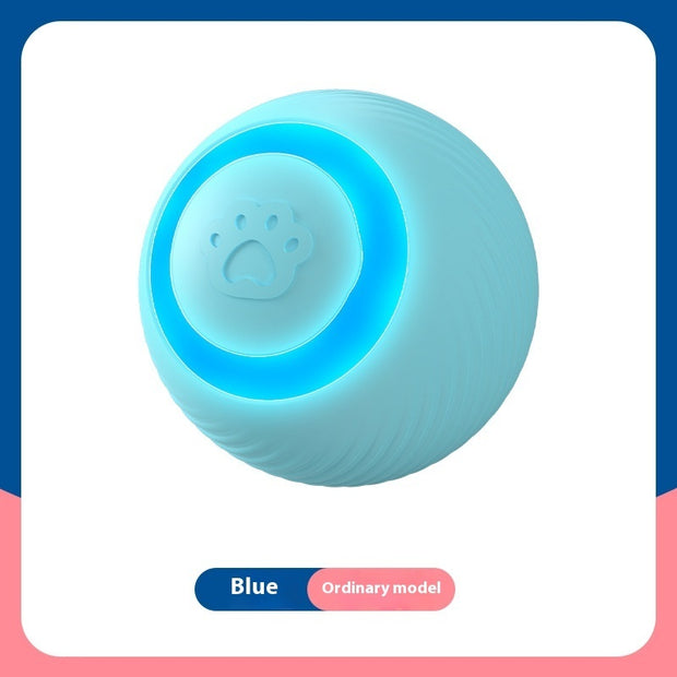 Smart Interactive Cat Ball Toy - USB Rechargeable Automatic Rolling Ball for Indoor Play