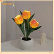 Tulip Lamp - LED Flower Table Lamp with Dimmable Touch Control | USB Rechargeable Night Light