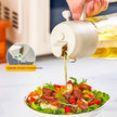 470ML Olive Oil Sprayer Dispenser - 2-in-1 Glass Spray Bottle for Cooking BBQ Air Fryer