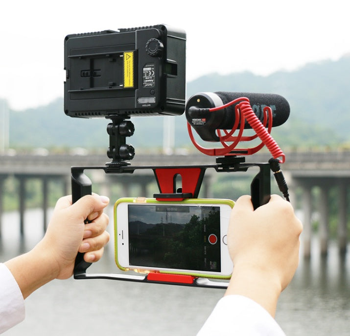 Smartphone Video Rig - Handheld Stabilizer for Filmmaking & Vlogging