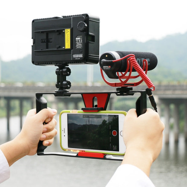 Smartphone Video Rig - Handheld Stabilizer for Filmmaking & Vlogging